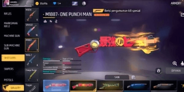 Gambar Product Akun Free Fire SG OPM