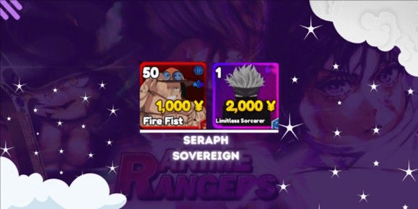 Gambar Product Akun Fire Fist Sovereign + Limitless Sorcerer Seraph