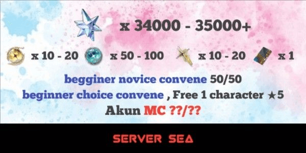 Gambar Product GACHA Starter READY Reroll Account [SEA] - 3
