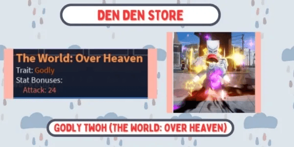 GODLY THE WORLD: OVER HEAVEN (TWOH) - A Universal Time + BONUS 5 Mythic Random Skin