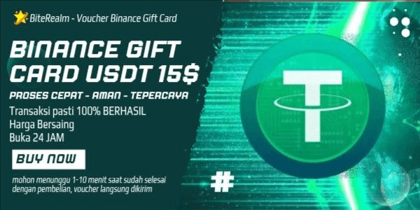 Gambar Product Binance Gift Card USDT $15