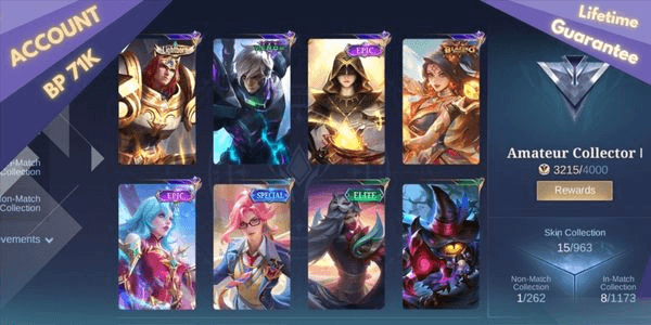 Gambar Product SMURF SKIN EPIC #MURAH ACCOUNT