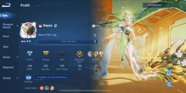 Gambar Product HOK MURAH LEVEL 70 + FRAME HELLO KITTY + SKIN SAINT SEIYA DHARMA + SKIN DA QIAO LYNCH 2024 + SKIN XIAO QIAO HELLO KITTY LIMITED EVENT