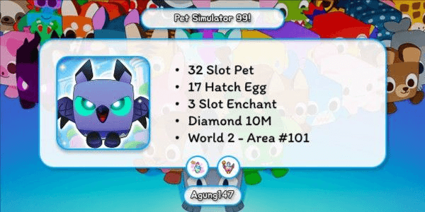 Gambar Product Rank 5 Account - Pet Simulator 99!