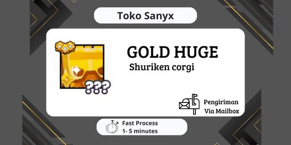 Gambar Product Golden Huge Shuriken Corgi