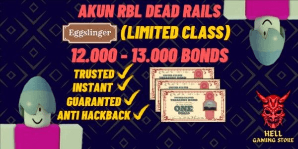 Gambar Product Akun RBL Eggslinger Class (Limited) Dead Rails 12000 - 13000 Bonds