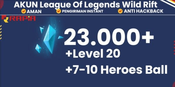 Gambar Product [America] Akun League Of Legends: Wild Rift | Blue Essence #2