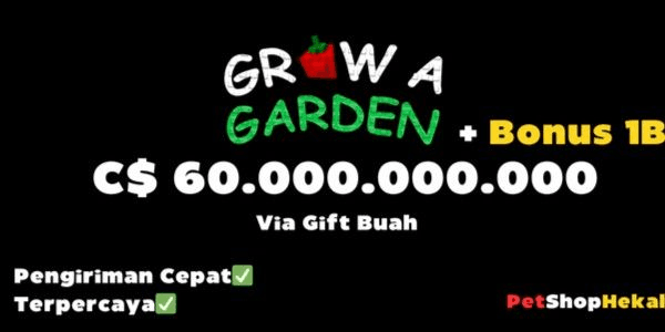 Gambar Product C$ 60B COINS (50B + 10B (BONUS)) GROW A GARDEN