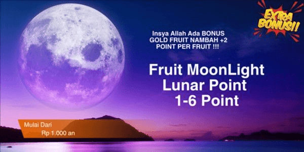 Gambar Product Fruit MoonLight Lunar Point Grow A Garden Insya Allah EXTRA BONUS GOLD +2 !!! ( Moonlit Moonligt Moon MoonLightt MonLight )
