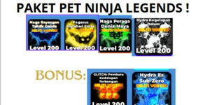 PAKET PET NINJA LEGENDS PEGASUS RARE AND LIMITED!!!
