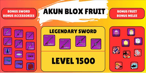 Akun Blox Fruit (Level 1500) - Legendary Sword