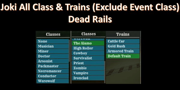 Gambar Product Joki Unlock All Class & Trains (Exclude Event Class)