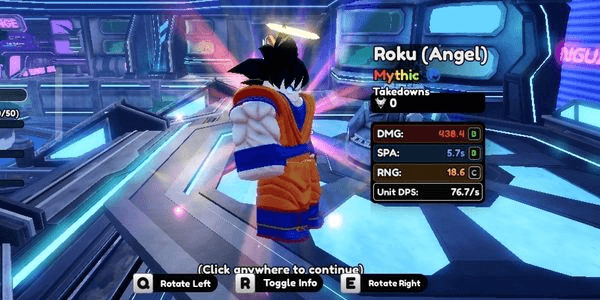 Gambar Product Anime Vanguards Starter Account - Mythic ROKU (ANGEL) META