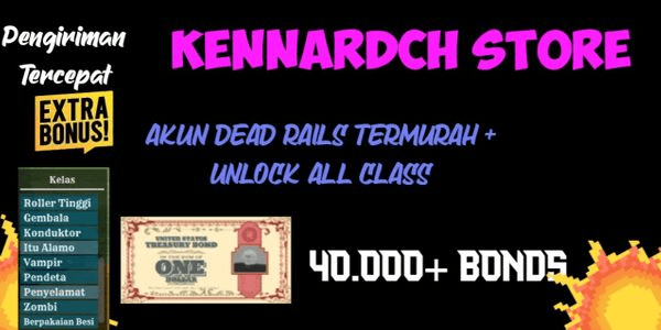 Gambar Product Dead Rails Account 40,000+ Bonds | BONUS Unlock All Class & All Train