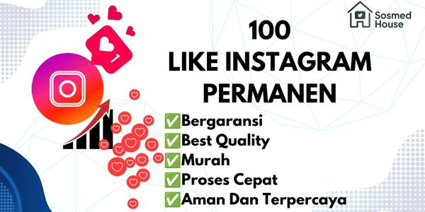 Gambar Product 100 PERMANENT INSTAGRAM LIKES
