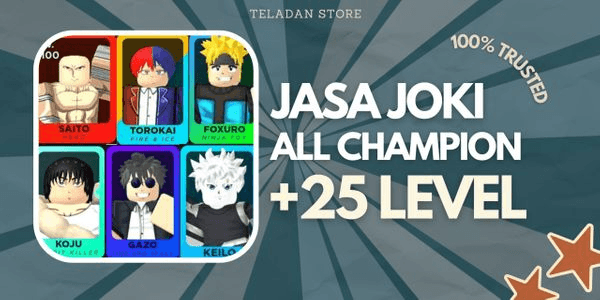 Gambar Product Boosting Service +25 Level Request All Champion