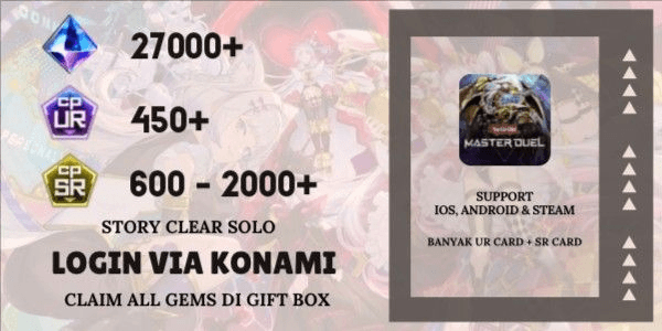 Gambar Product Yu-Gi-Oh! Master Duel Gacha Account - 2