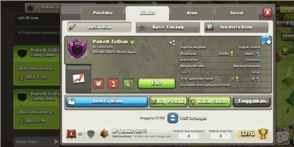 Gambar Product 	Clan Level 12