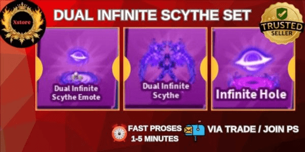 Gambar Product Dual Infinite Scythe set