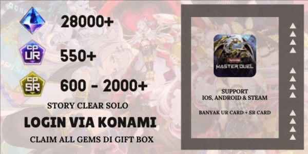 Gambar Product Yu-Gi-Oh! Master Duel Gacha Account - 5