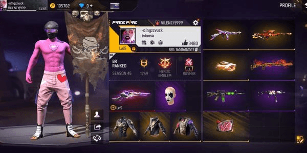Gambar Product Akun free fire murah