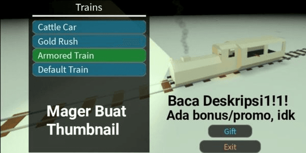 Gambar Product "Gift Trains Dead Rails" is already in .