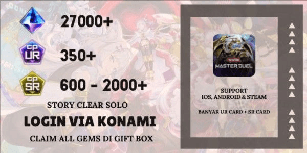 Gambar Product Yu-Gi-Oh! Master Duel Gacha Account - 1