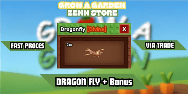 Gambar Product Dragon fly - grow a garden