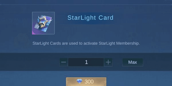 Gambar Product Starlight card