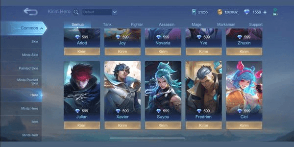 Gambar Product Hero Shop Bebas Pilih