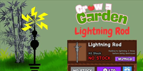 Gambar Product Lightning Rod || Grow A Garden