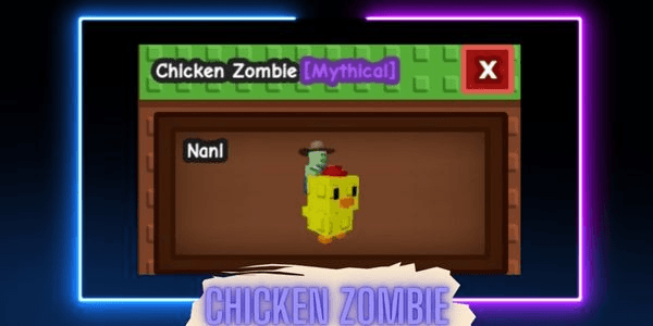 Gambar Product Chicken Zombie + Bonus Coins - Grow A Garden