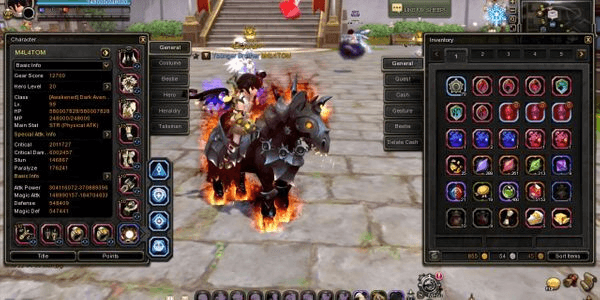 Gambar Product DARK AVENGER STG 23 TITLE YOUNGER BROTHER | HELLFIRE MOUNT | 8 CONVE +10 | +10 VDJ | +12 DDJ | ALL JADE LEGEND VERY CHEAP