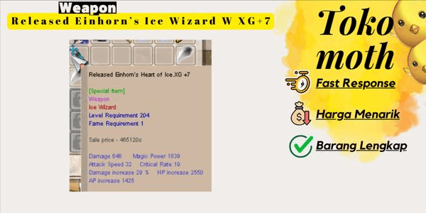 Gambar Product Released Einhorn’s Ice Wizard W XG+7