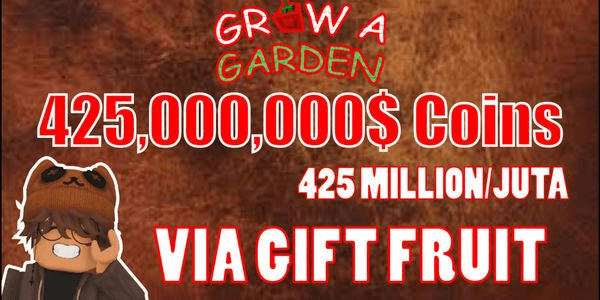 Gambar Product 425,000,000 Coins - Grow a Garden