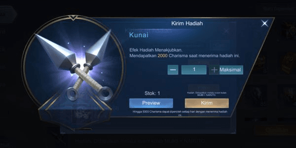 Gambar Product クナイ (Kunai)