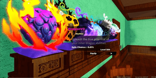Gambar Product Fruit Battlegrounds Best Account, 8 Mythic ALL MAX LEVEL (2M Bounty + 56 Titles + 126k Gems) + Blox Fruit Account 5 Permanent Fruits (Dragon & Kitsune)