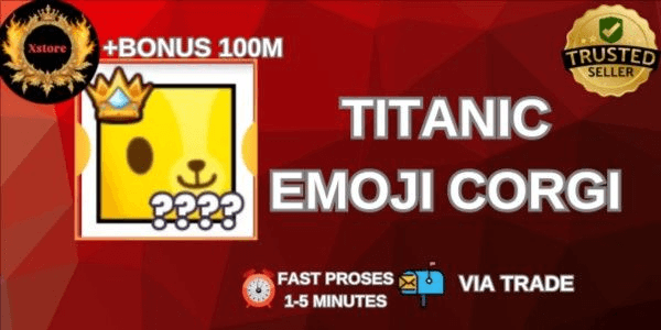 Gambar Product Titanic Emoji Corgi
