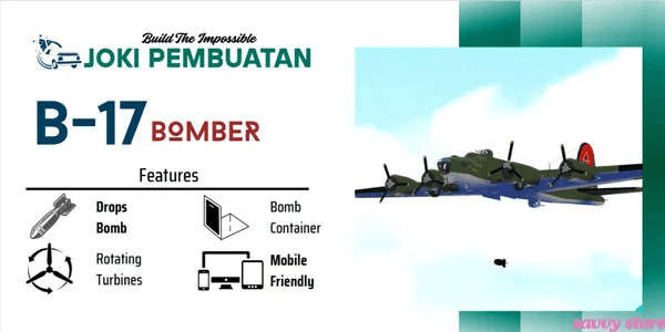B-17 Flying Fortress Build | Build A Boat For Treasure RBL