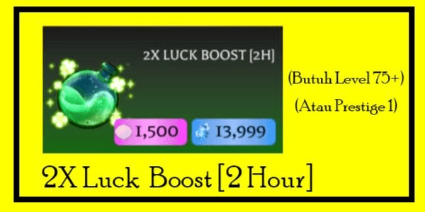 Gambar Product Luck Boost 2 Hour
