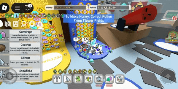 Gambar Product AKUN BEE SWARM | 2 TOOLS END GAME