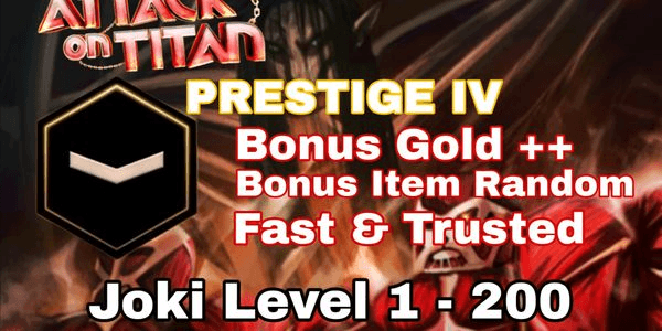 Gambar Product Joki Prestige IV | Level 1-200