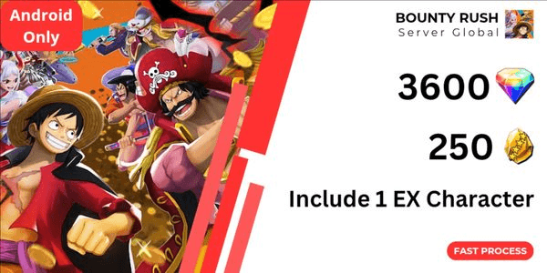 Gambar Product [Android] Gacha Account RD OPBR One Piece Bounty Rush First Edition