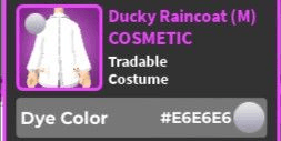 Gambar Product World Zero I Ducky Raincoat (M) #E6E6E6