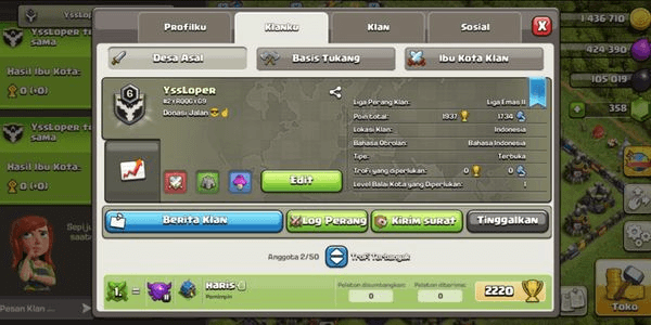 Gambar Product 	Clan Level 6