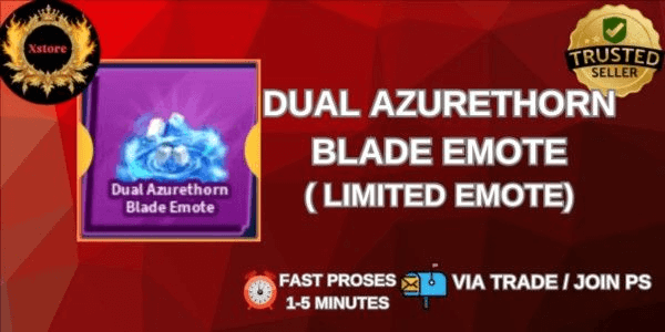 Gambar Product Dual Azurethorn Blade Emote - (Limited Emote) Blade BALL