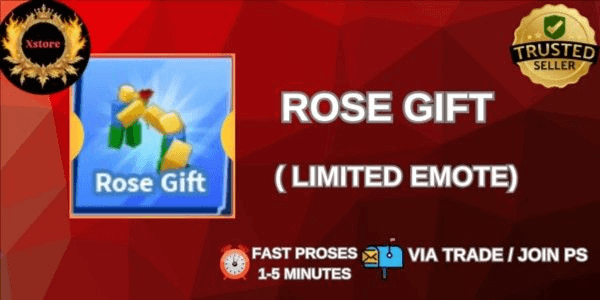 Gambar Product Rose Gift Emote - Blade Ball