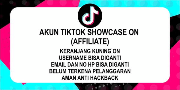 Gambar Product AKUN TIKTOK SHOWCASE ON