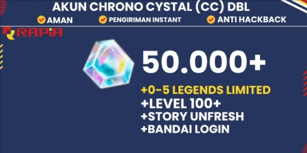 Gambar Product Android - Akun Chrono Crystal (CC) Dragon Ball Legends Siap Gacha - Paket C