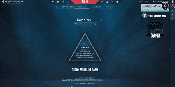 Gambar Product Valorant Akun Smurf Lv 20+ Unranked